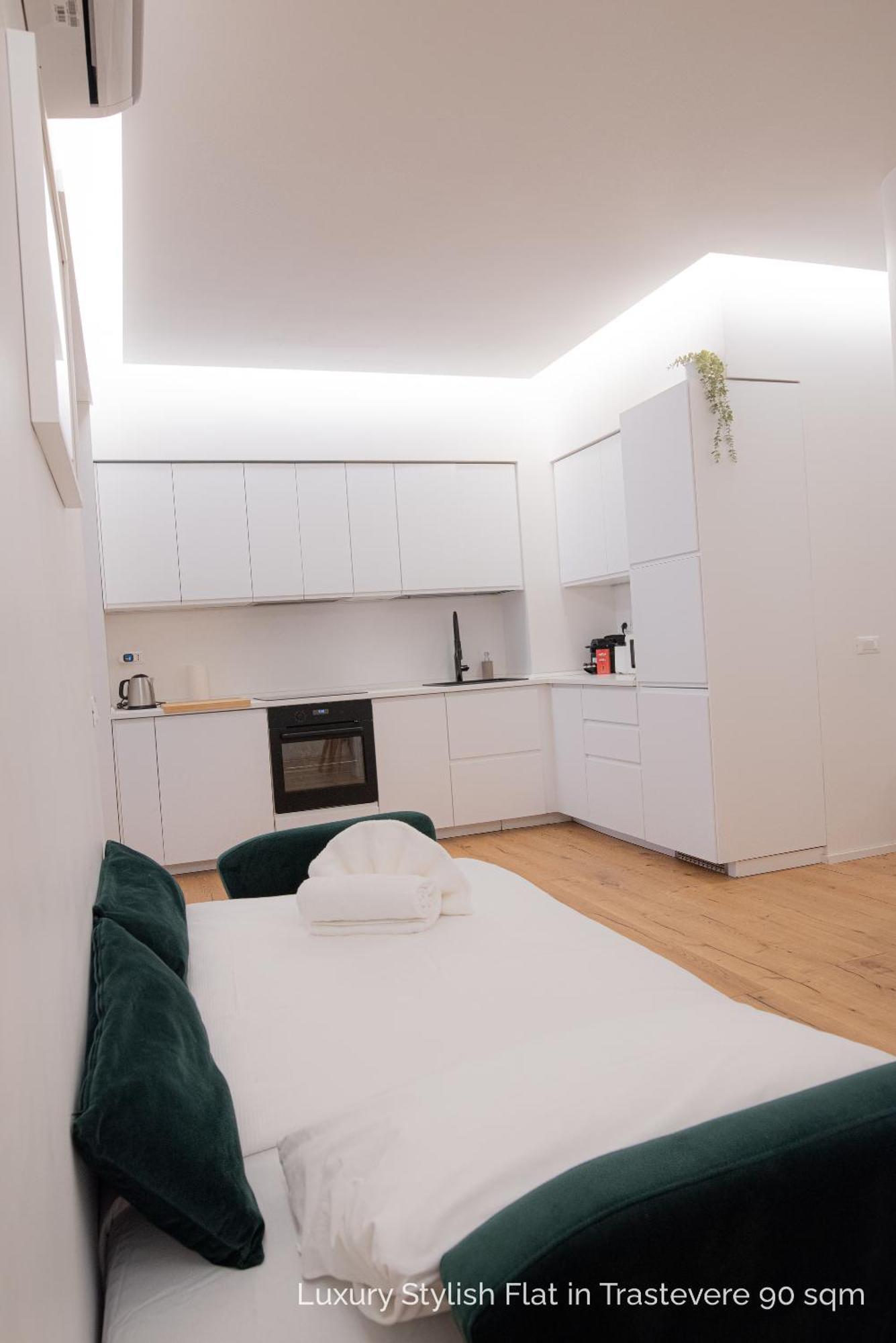 La Dolce Vita - Luxury Stylish Flats In Trastevere 70-90Sqm Rome Bagian luar foto