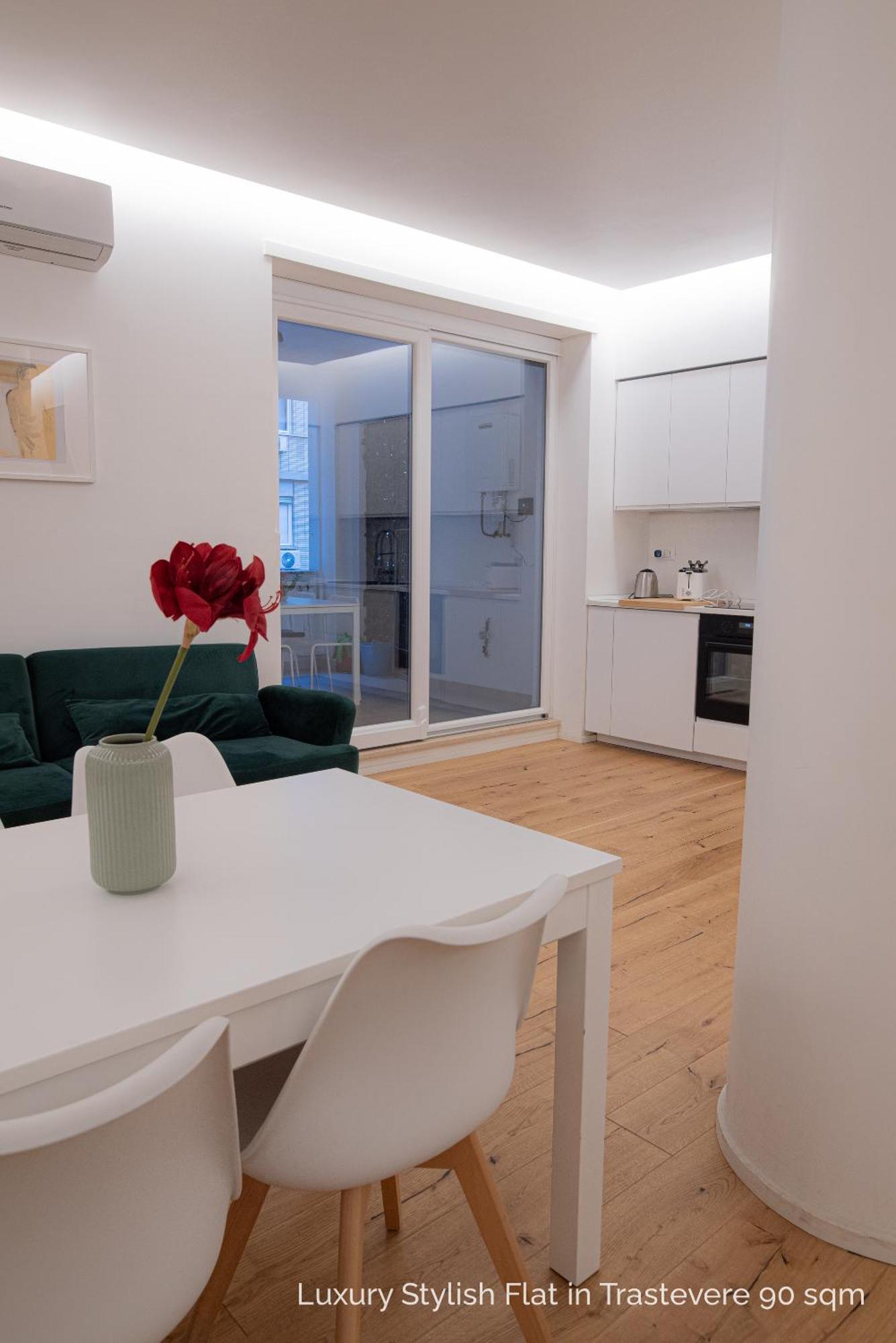 La Dolce Vita - Luxury Stylish Flats In Trastevere 70-90Sqm Rome Bagian luar foto