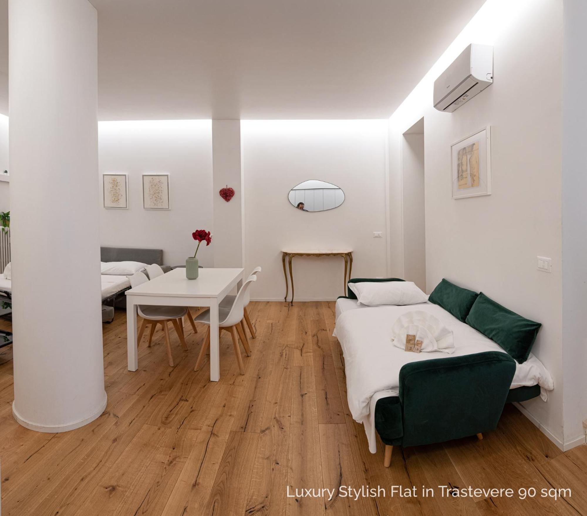 La Dolce Vita - Luxury Stylish Flats In Trastevere 70-90Sqm Rome Bagian luar foto
