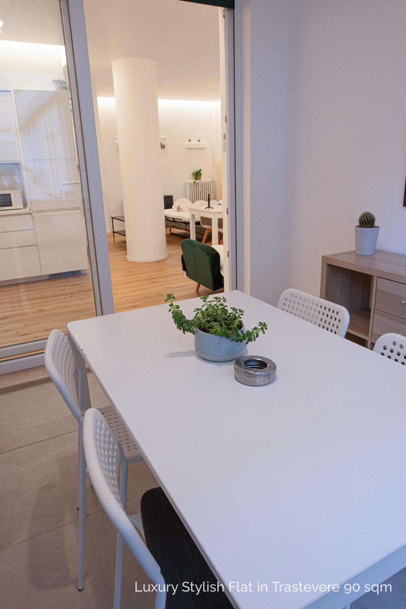 La Dolce Vita - Luxury Stylish Flats In Trastevere 70-90Sqm Rome Bagian luar foto