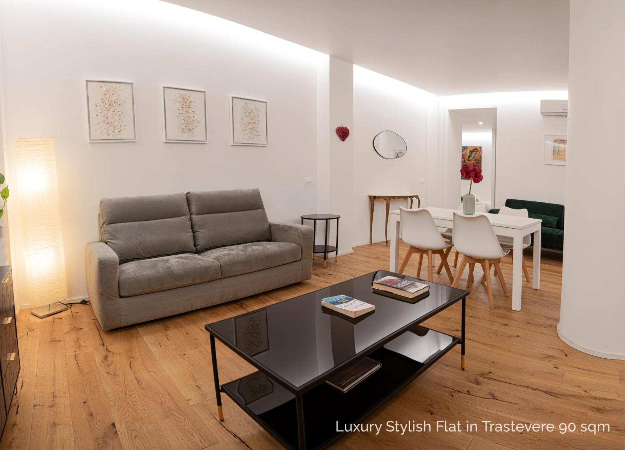 La Dolce Vita - Luxury Stylish Flats In Trastevere 70-90Sqm Rome Bagian luar foto