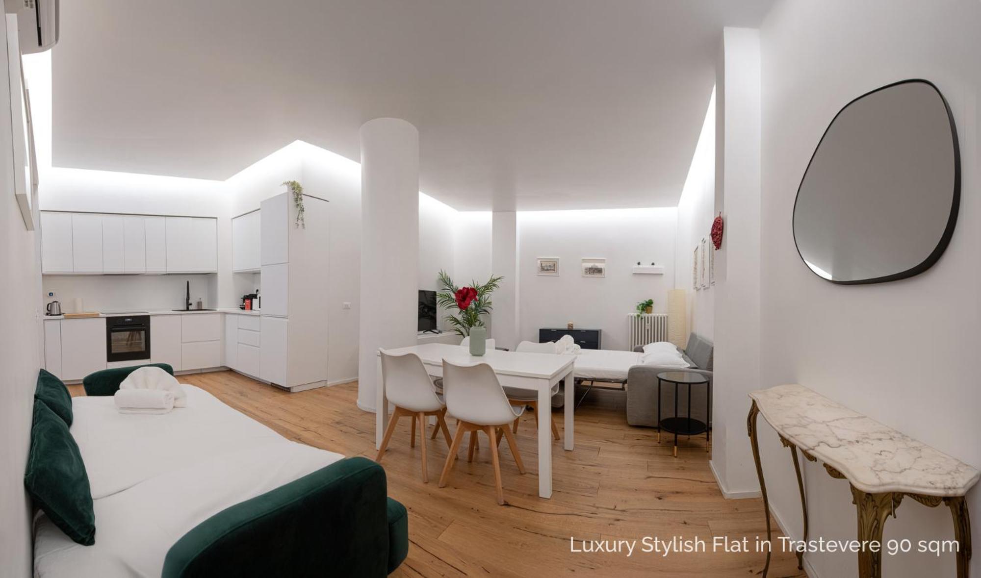 La Dolce Vita - Luxury Stylish Flats In Trastevere 70-90Sqm Rome Bagian luar foto