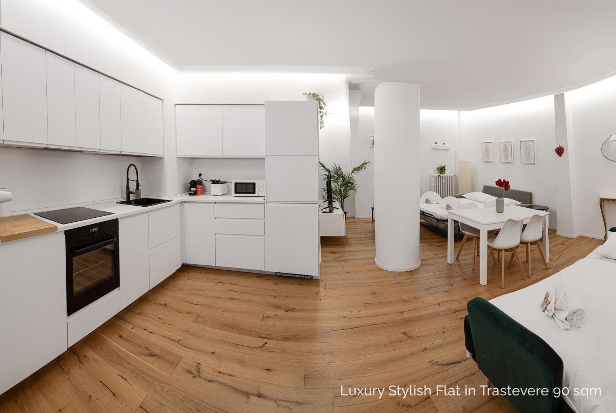 La Dolce Vita - Luxury Stylish Flats In Trastevere 70-90Sqm Rome Bagian luar foto