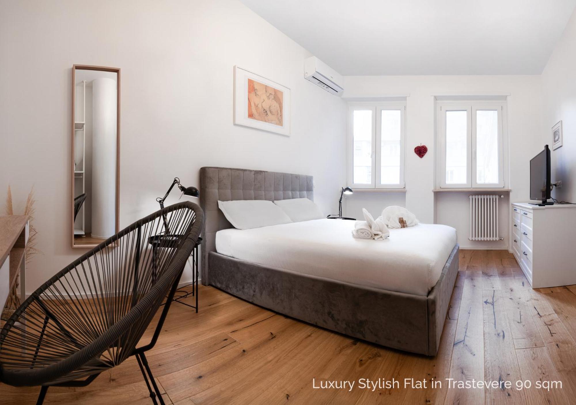 La Dolce Vita - Luxury Stylish Flats In Trastevere 70-90Sqm Rome Bagian luar foto