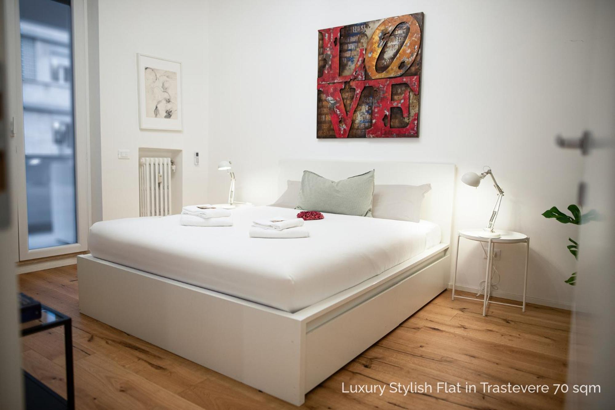 La Dolce Vita - Luxury Stylish Flats In Trastevere 70-90Sqm Rome Bagian luar foto