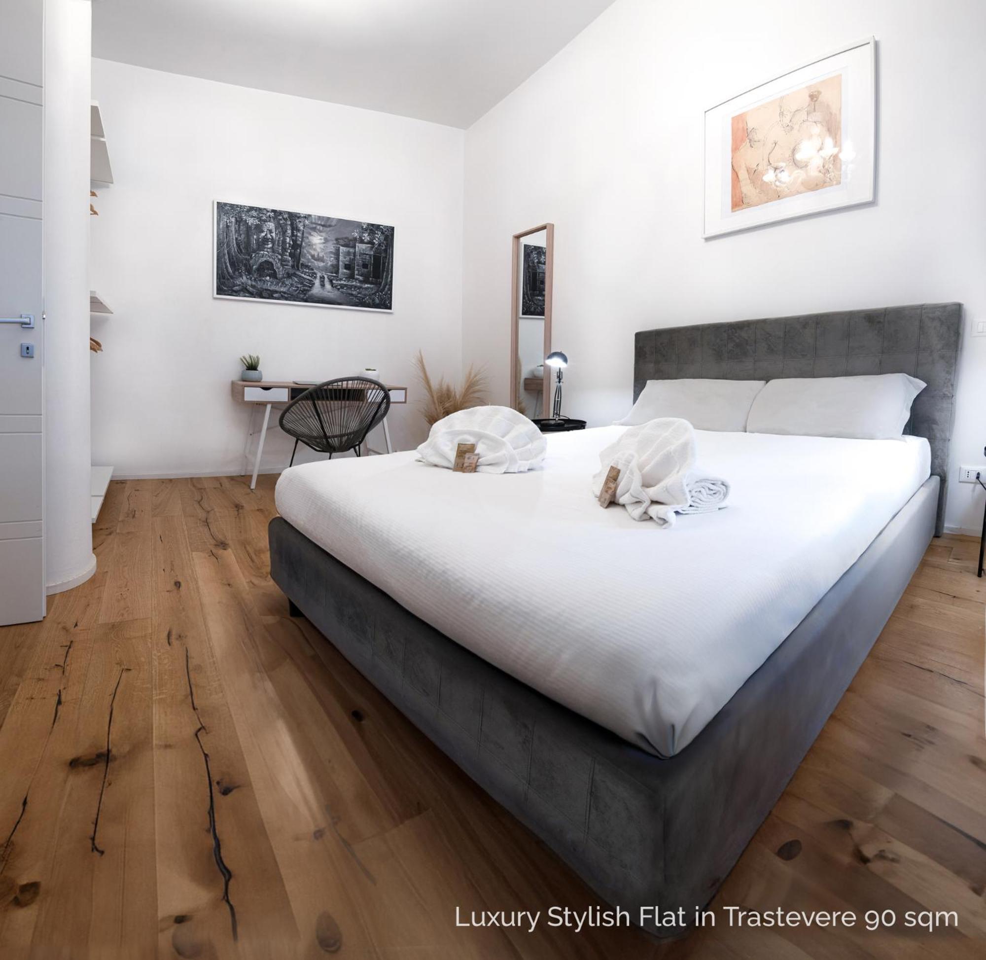 La Dolce Vita - Luxury Stylish Flats In Trastevere 70-90Sqm Rome Bagian luar foto