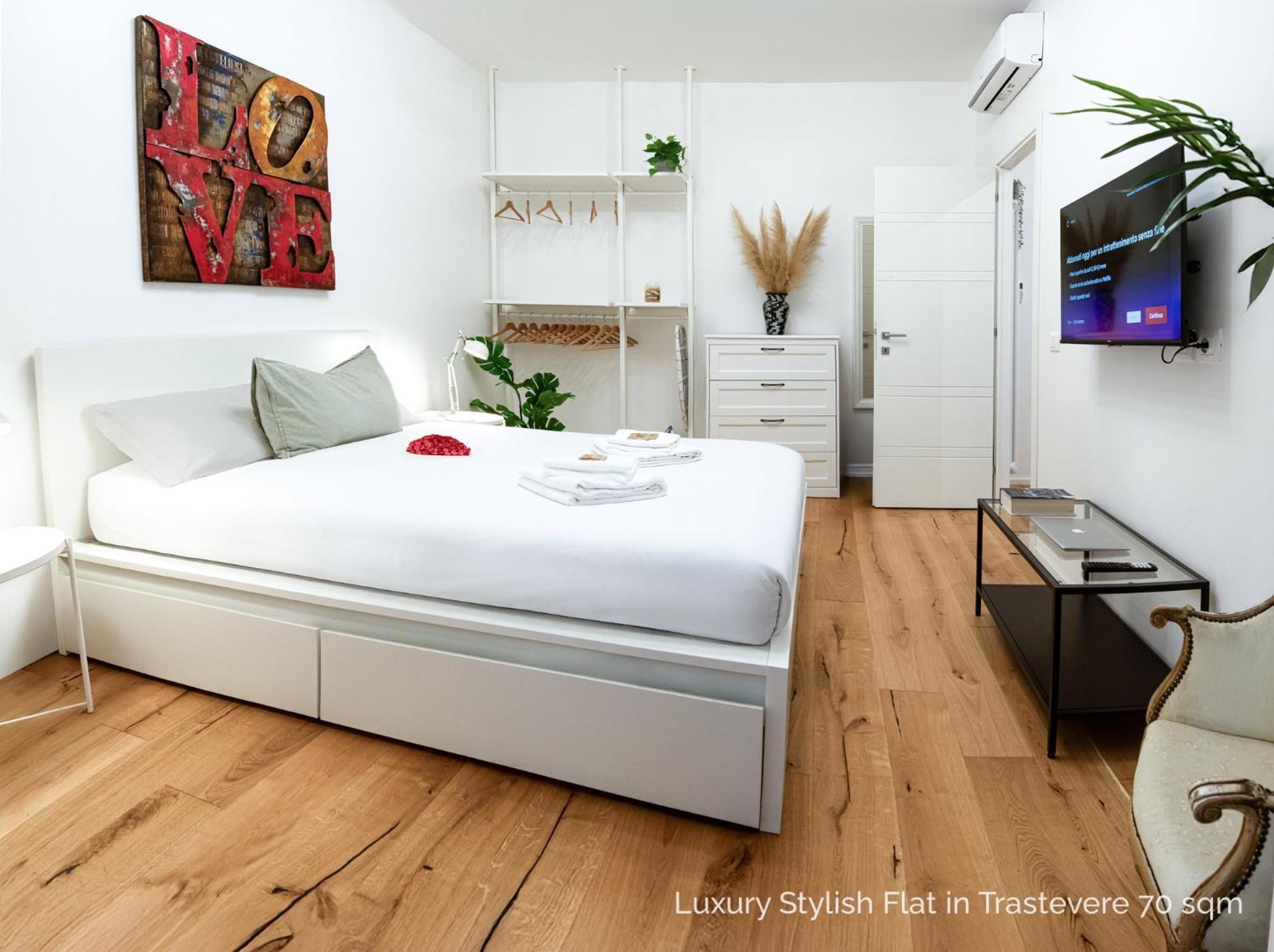 La Dolce Vita - Luxury Stylish Flats In Trastevere 70-90Sqm Rome Bagian luar foto