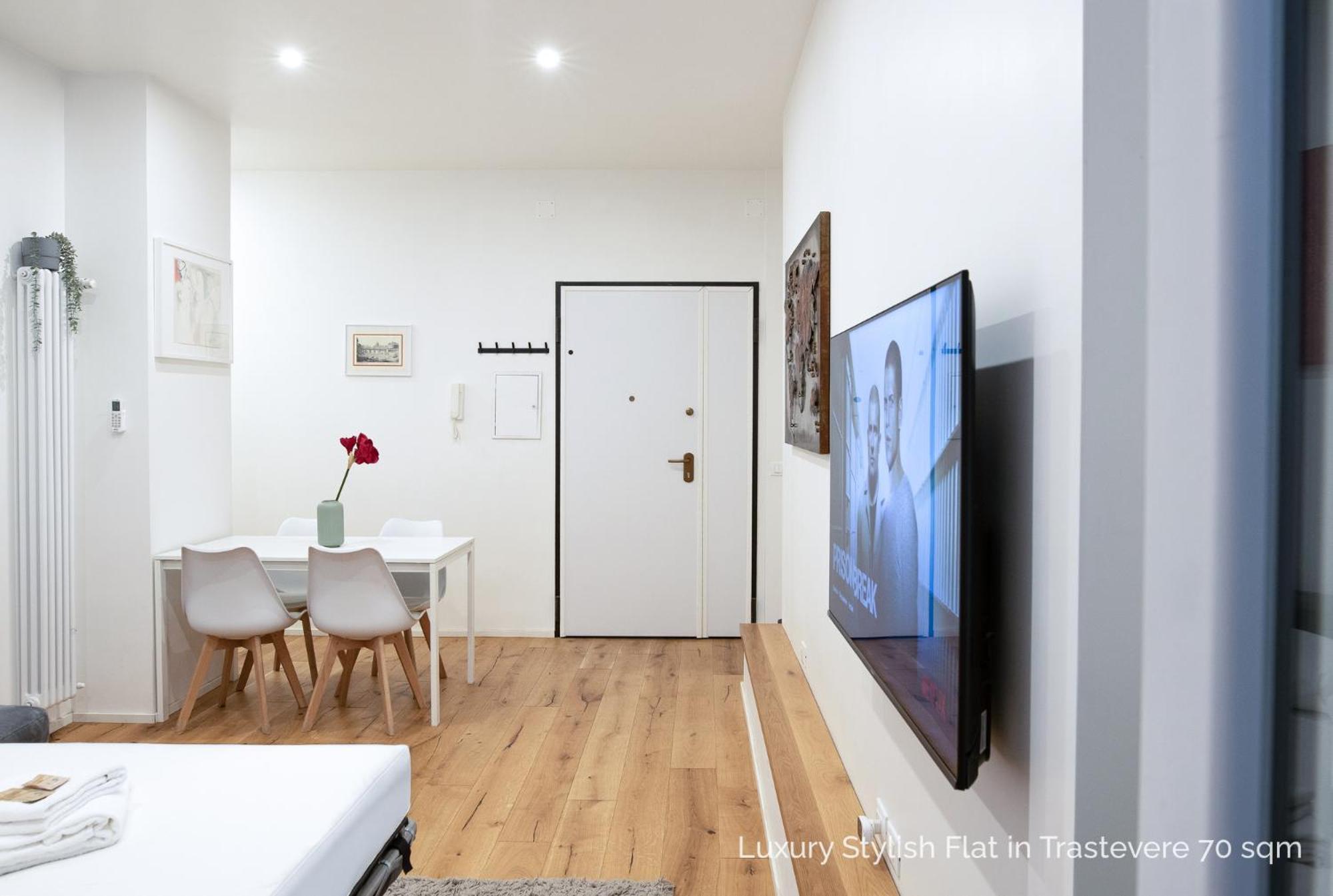 La Dolce Vita - Luxury Stylish Flats In Trastevere 70-90Sqm Rome Bagian luar foto