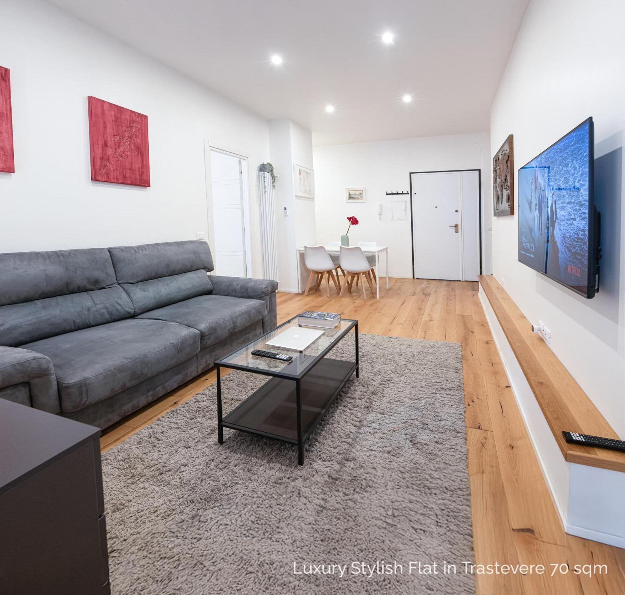 La Dolce Vita - Luxury Stylish Flats In Trastevere 70-90Sqm Rome Bagian luar foto